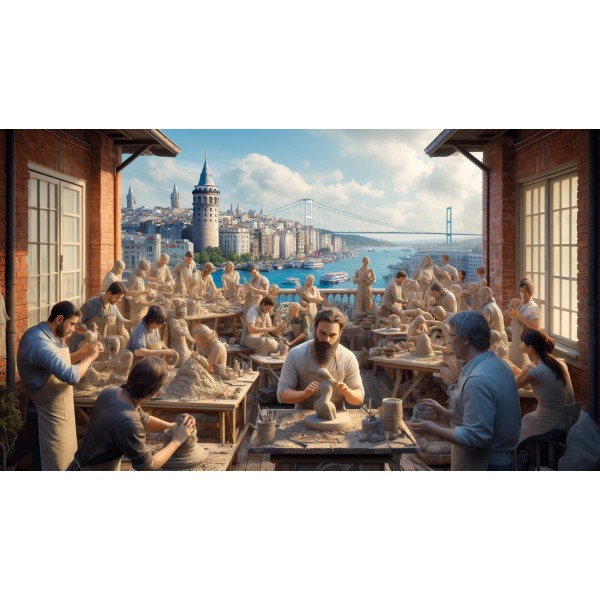 Galata Kulesi'nin Gölgesinde Heykel Yaratmak: Benzersiz Bir Sanat Deneyimi